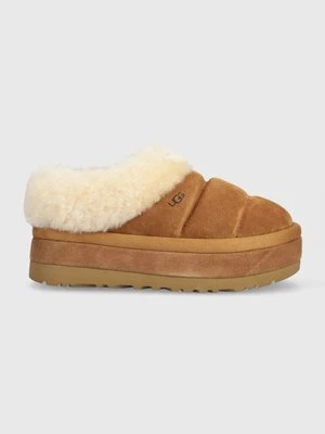 UGG kapcie zamszowe Tazzlita kolor brązowy 1146390