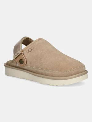 UGG klapki Goldencoast Clog II męskie kolor beżowy 1166915-SAN