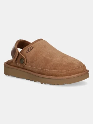 UGG klapki Goldencoast Clog II męskie kolor brązowy 1166915-CHE