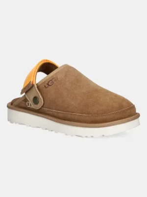 UGG klapki Goldencoast Clog Ii męskie kolor brązowy 1166915.CRGH