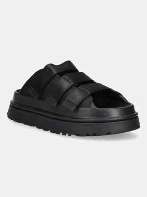 UGG klapki Goldenglow Slide damskie kolor czarny na platformie 1167430-BLK