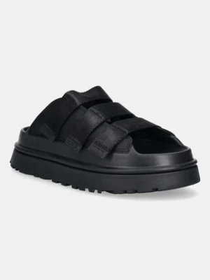 UGG klapki Goldenglow Slide damskie kolor czarny na platformie 1167430-BLK