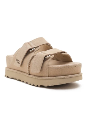 UGG Klapki GOLDENSTAR HI SLIDE | zamsz beżowy