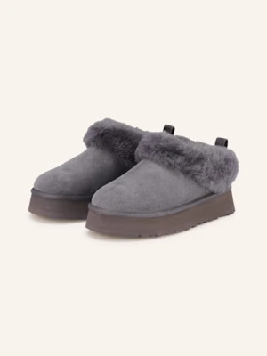 Ugg Klapki Mules Na Platformie Tazzelle grau