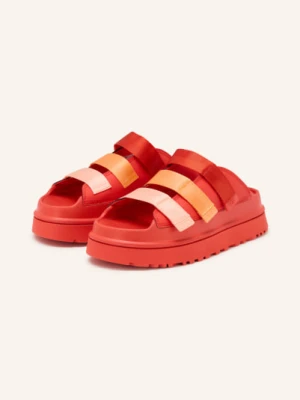 Ugg Klapki Na Platformie Goldenglow rot