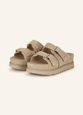 Ugg Klapki Na Platformie Goldenstar Hi Slide beige