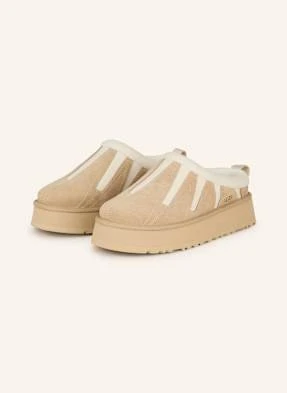 Ugg Klapki Na Platformie Tazz Sunwave beige