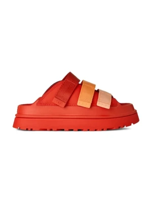 UGG klapki W Goldenglow Slide czerwony
