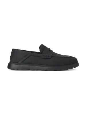 UGG loafersy męskie nubukowe M Shep Penny Loafer czarny