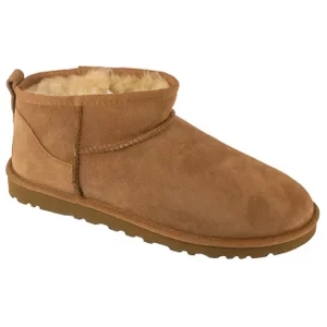 UGG M Classic Ultra Mini 1137391-CHE, Męskie, Brązowe, buty zimowe, skóra zamszowa, rozmiar: 40