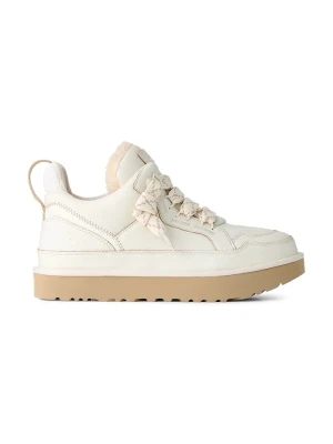 UGG M Lowmel Contrast sneakersy męskie skórzane biały