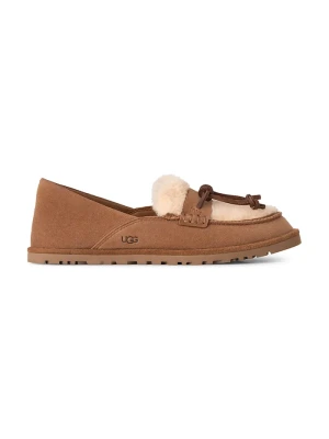 UGG mokasyny damskie zamszowe W Zora Loafer brązowy