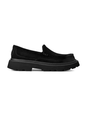 UGG mokasyny zamszowe Ascot Lug męskie kolor czarny 1172691.BLK