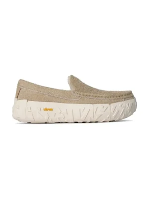 UGG mokasyny zamszowe Ascot Wrap Tech męskie kolor beżowy 1167670-MDSD