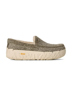 UGG mokasyny zamszowe Ascot Wrap Tech męskie kolor zielony 1167670.MBF