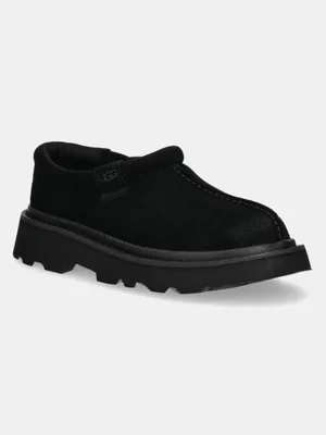 UGG mokasyny zamszowe Tasman Lug męskie kolor czarny 1166913-BLK