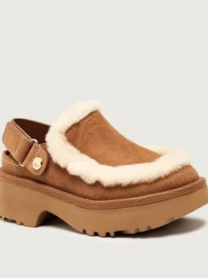 UGG Mule ESMEE CLOG |zamsz |shearling | z dodatkiem wełny