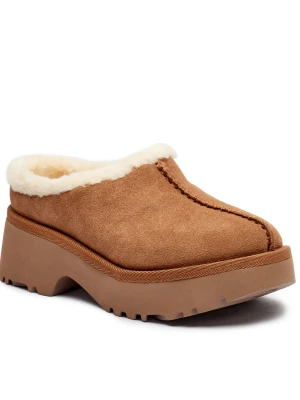 UGG Mule NEW HEIGHTS COZY | zamsz | shearling brązowy