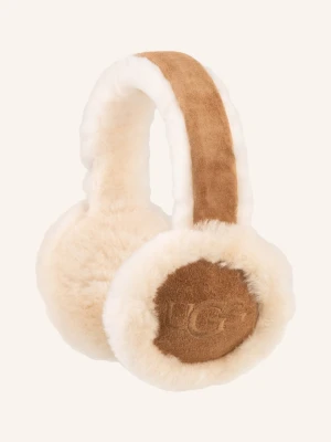Ugg Nauszniki Z Prawdziwym Futrem braun KREMOWY