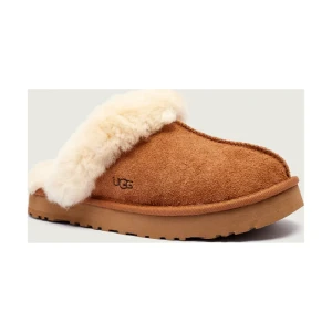 UGG Obuwie domowe DISQUETTE | shearling | z dodatkiem wełny | zamsz