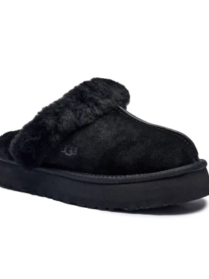 UGG Obuwie domowe DISQUETTE | shearling | zamsz | z dodatkiem wełny