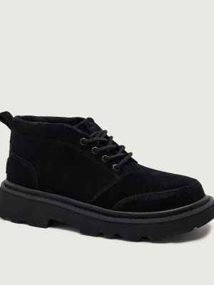 UGG Ocieplane buty wysokie M Chukka Lug | zamsz czarny