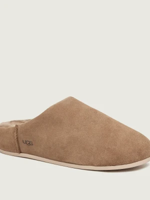 UGG Ocieplane Mule Elea | z dodatkiem wełny | zamsz beżowy