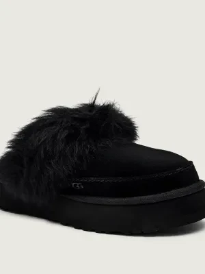 Zdjęcie produktu UGG Ocieplane mule W DISQUETTE CHALET| shearling | zamsz | z dodatkiem wełny