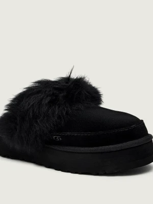 UGG Ocieplane mule W DISQUETTE CHALET| shearling | zamsz | z dodatkiem wełny