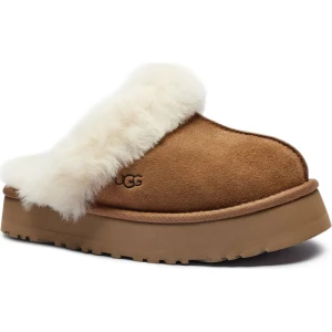 UGG Ocieplane obuwie domowe DISQUETTE | zamsz | shearling