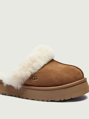 UGG Ocieplane obuwie domowe DISQUETTE | zamsz | shearling