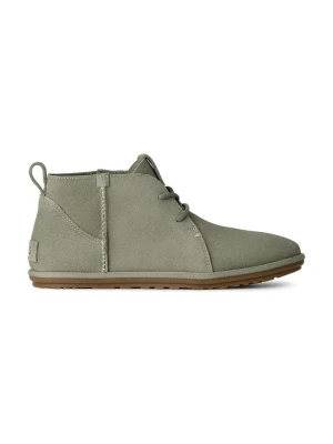 UGG botki damskie zamszowe W Classic Deconstructed Lace-Up zielony