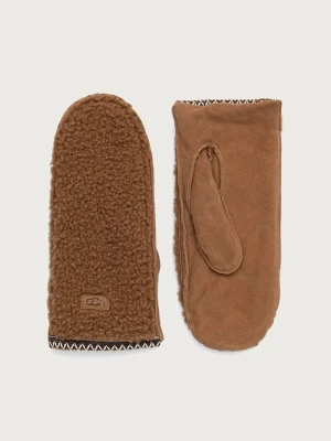UGG rękawiczki damskie brązowy
