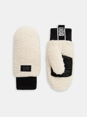UGG rękawiczki damskie kolor beżowy 101099