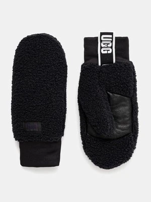 UGG rękawiczki damskie kolor czarny 101099