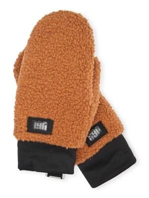 UGG Rękawiczki fluff | z dodatkiem skóry