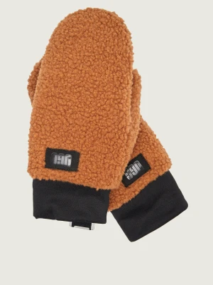 UGG Rękawiczki fluff | z dodatkiem skóry