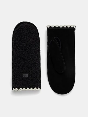 UGG rękawiczki zamszowe kolor czarny 101031