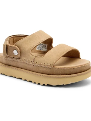 UGG Sandały 2w1 W GoldenStar Glide | zamsz beżowy