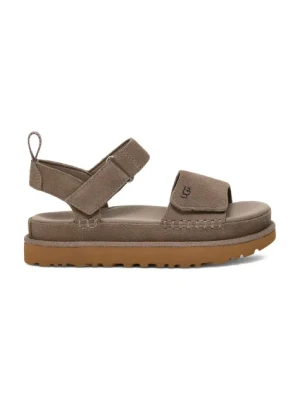 UGG sandały Goldenstar damskie kolor brązowy na platformie 1136783-SKP