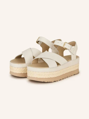 Ugg Sandały Na Platformie Aubrey weiss