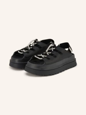 Ugg Sandały Na Platformie Goldenglow Toggle schwarz CZARNY