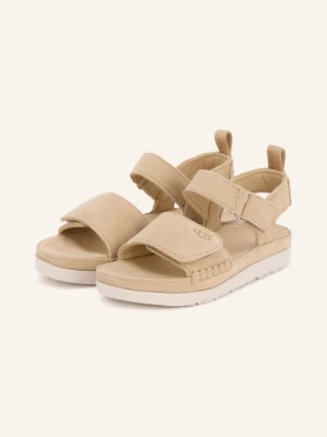 Ugg Sandały Na Platformie Goldenstar beige