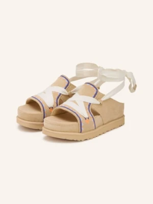 Ugg Sandały Na Platformie Goldenstar beige