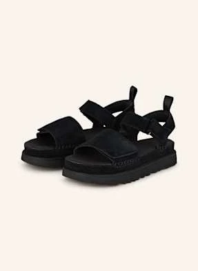 Ugg Sandały Na Platformie Goldenstar schwarz