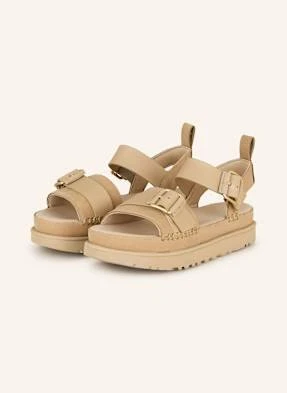Ugg Sandały Na Platformie Goldenstar Villa beige