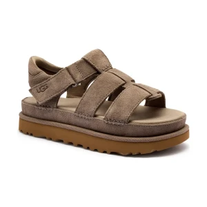 UGG Sandały W GOLDENSTAR STRAP | zamsz