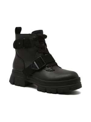 UGG Skórzane botki ashton lace up