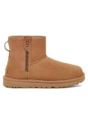 UGG Skórzane botki "Clasic Mini Bailey" w kolorze jasnobrązowym rozmiar: 36