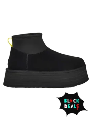 UGG Skórzane botki "Classic Mini Dipper" w kolorze czarnym rozmiar: 40